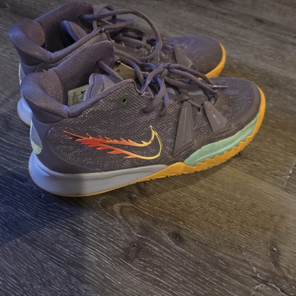 Nike Kyrie 7 - Nike Kids Purple and Orange Sneakers